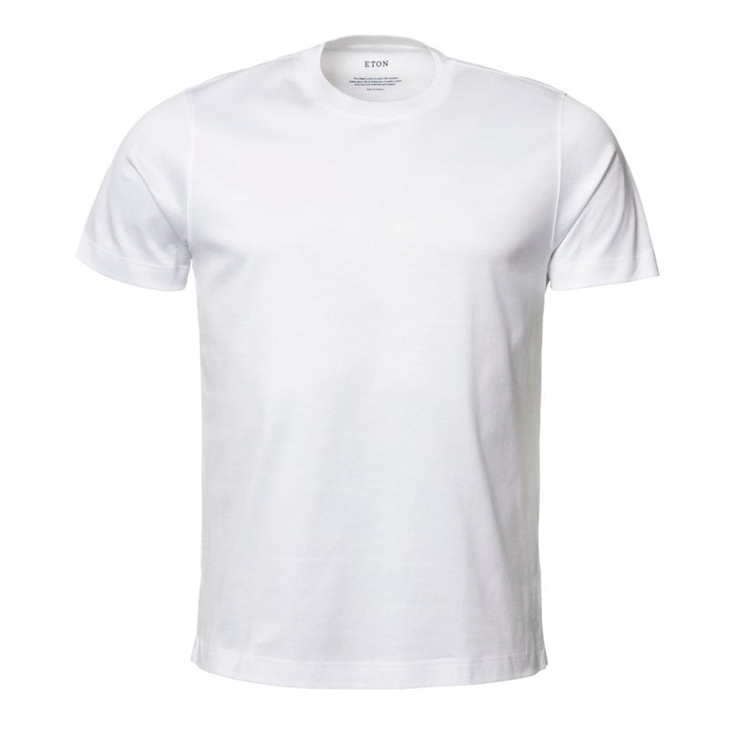 eton shirts white filo di scozia t shirt