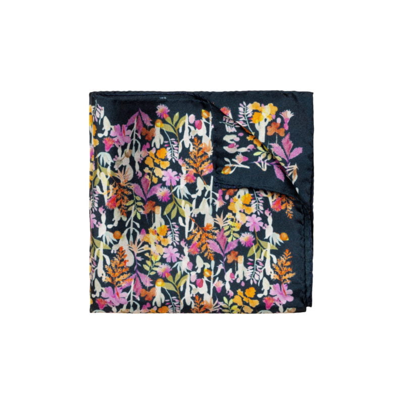 eton shirts floral silk print pocket square
