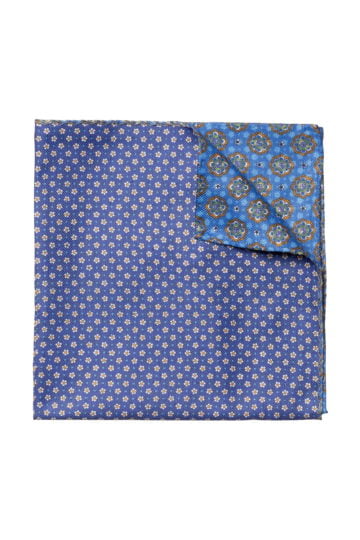 eton shirts floral print cotton pocket square