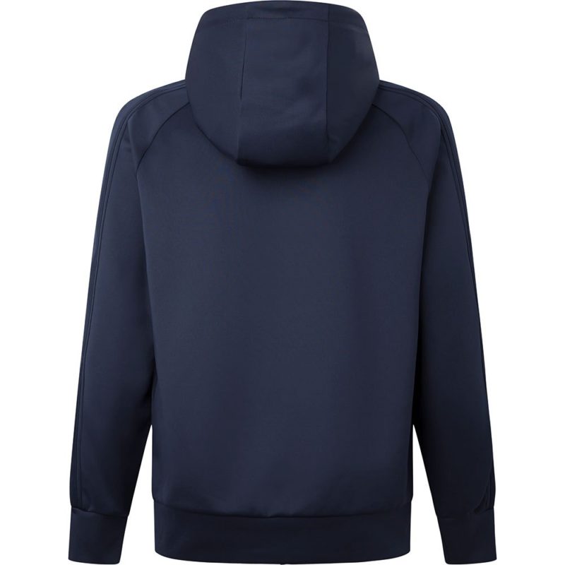 hackett london navy blue hackett sport emb track fz hdy hooded sweatshirt