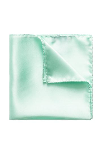 eton shirts light green silk pocket square