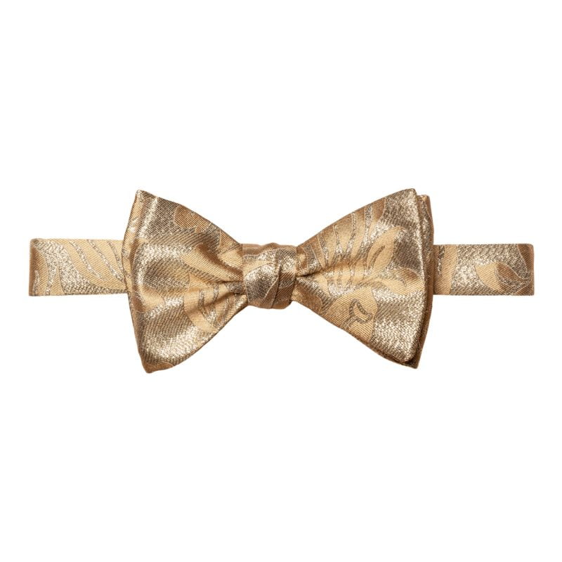 eton shirts golden floral silk bowtie — ready tied ready tiedblack silk bow tie – ready tied (copy)