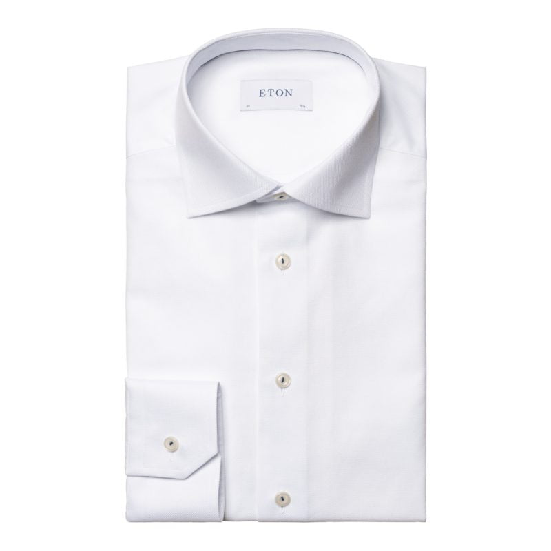 eton shirts white dobby shirt