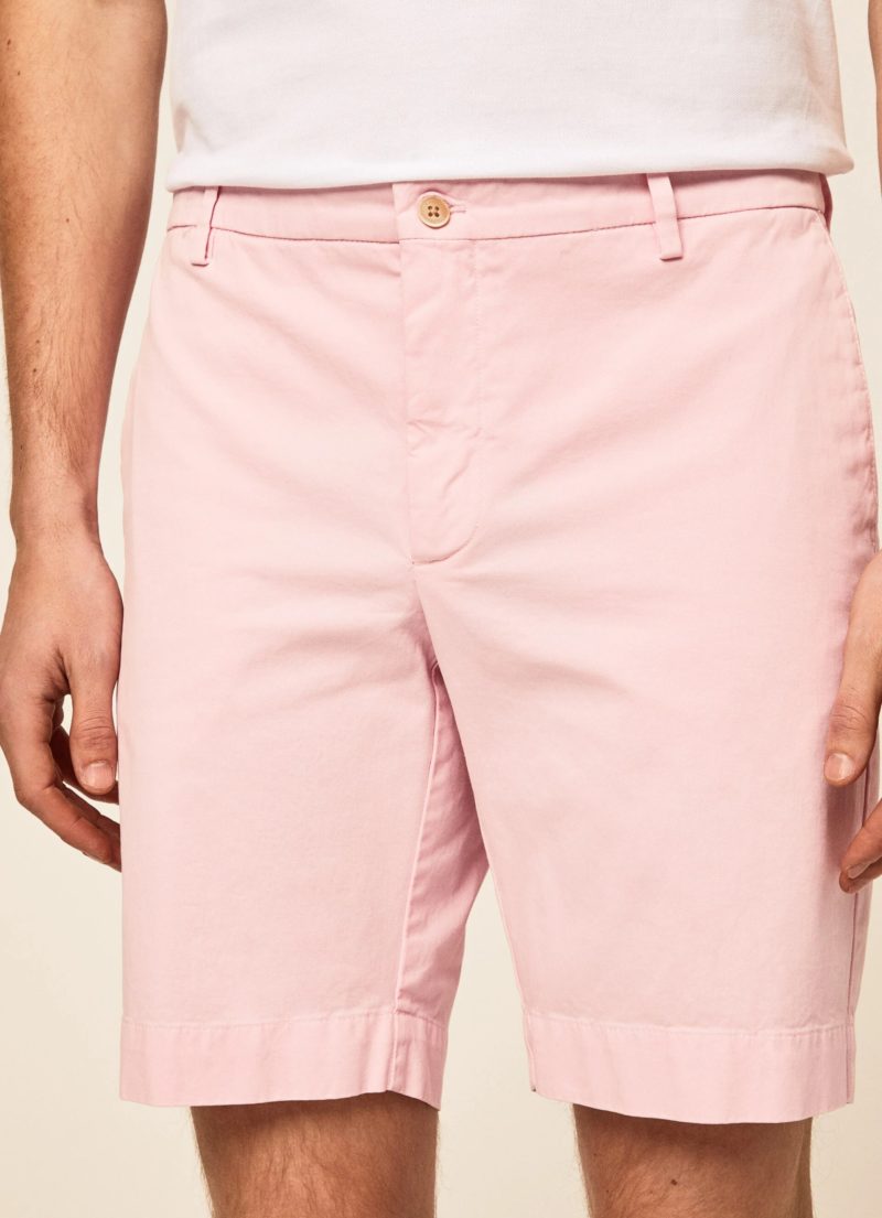 hackett london light pink kensington shorts