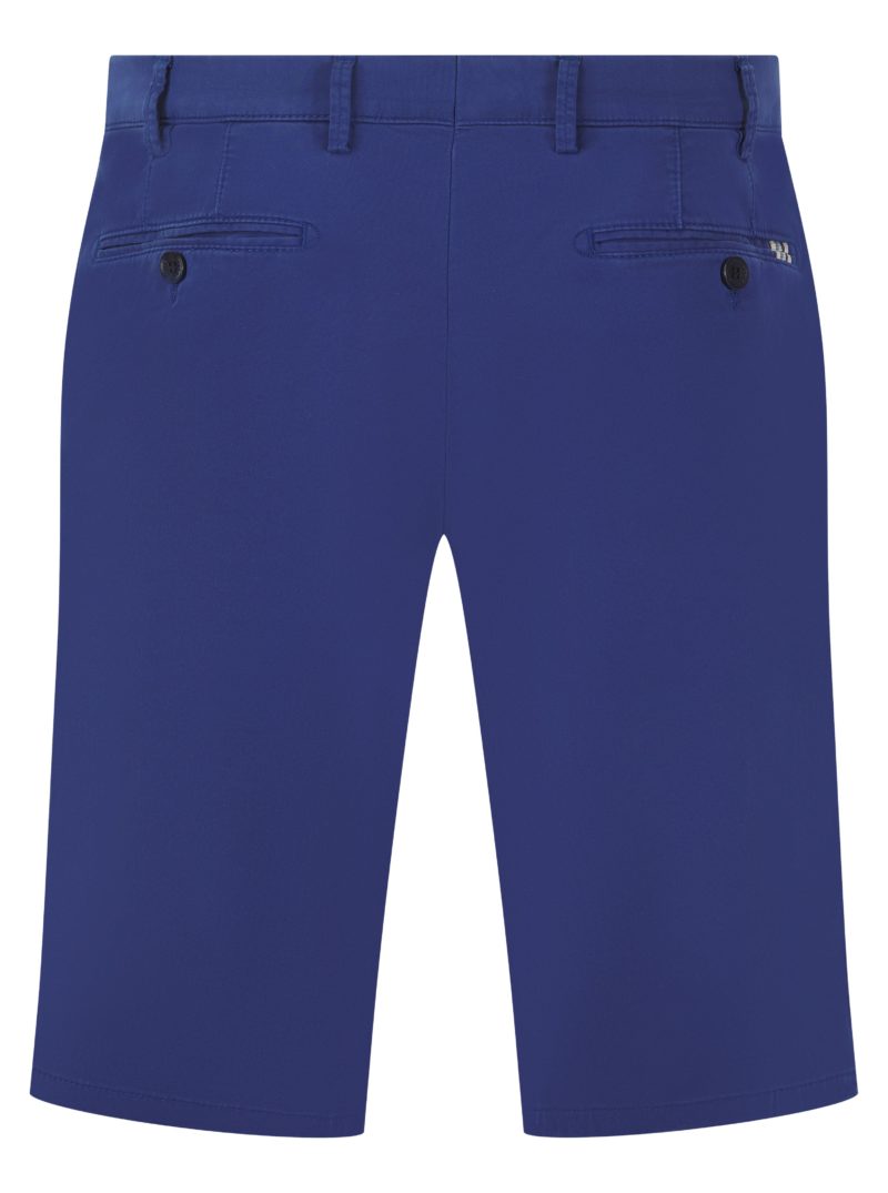 meyer trousers b palma sea blue summer twill cotton bermuda shorts