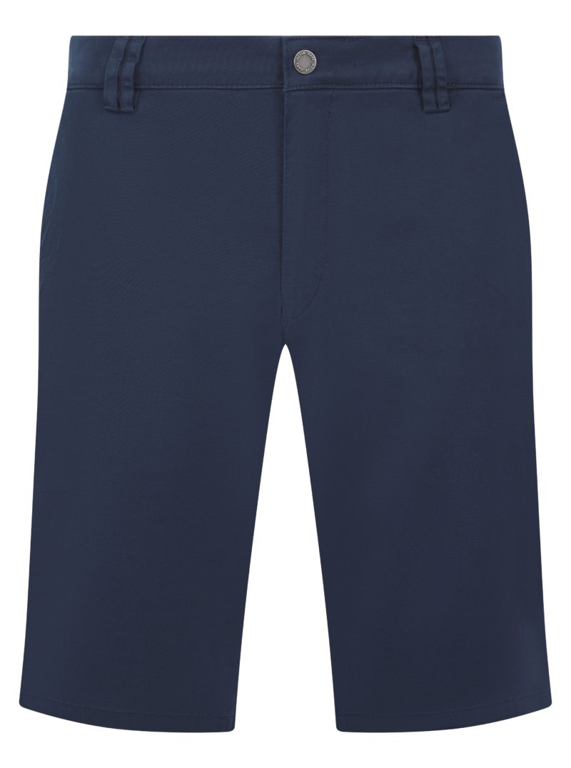 meyer trousers b palma navy blue summer twill cotton bermuda shorts