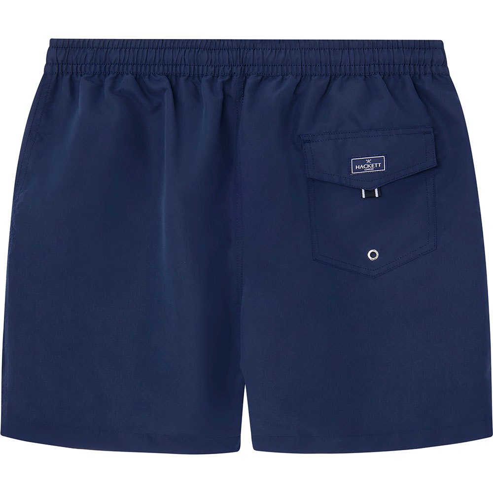 hackett london icon solid navy blue colour swim shorts